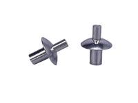 3/16" Diameter Aluminum Drive Rivet, Brazier Head, DRAB64AB